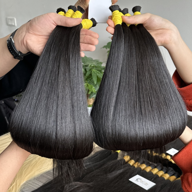 Wholesale Virgin Hair Bundles Raw Unprocessed Cuticle Aligned Bulk Hair 100%Vietnamese Human Hair Extensions