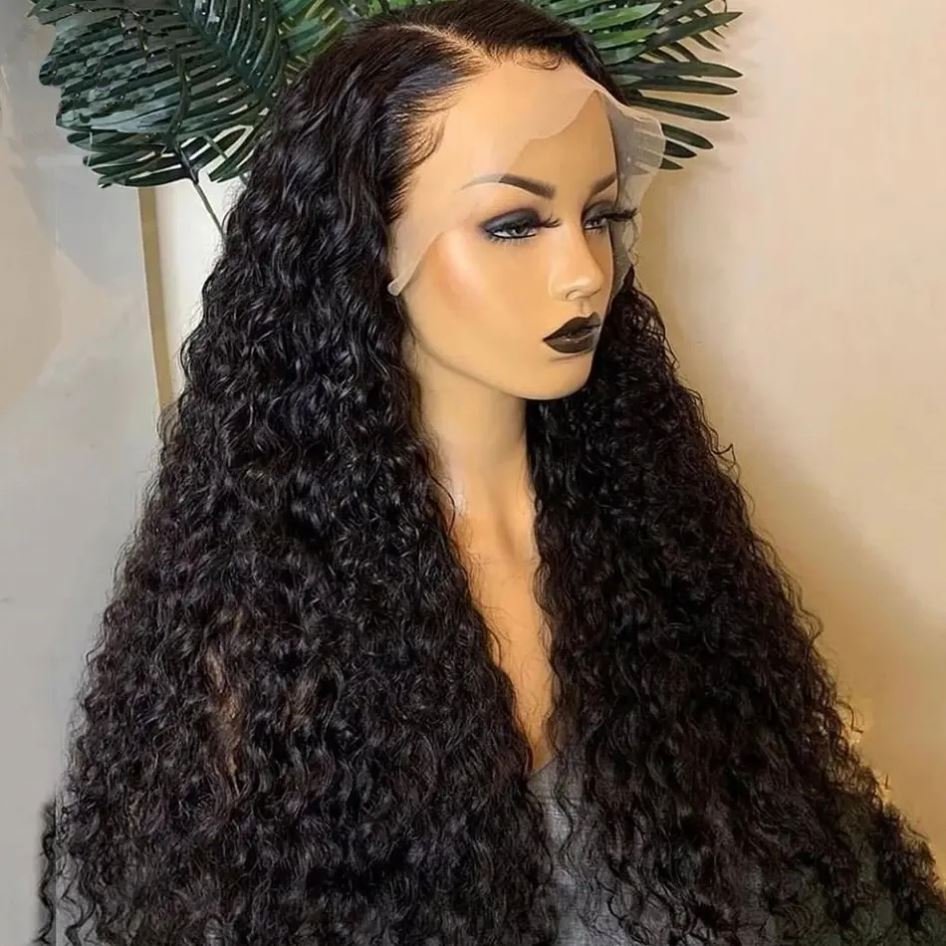 Loose Deep Wave Transparent HD 13x4 13x6 Full Lace Front Frontal Glueless Wig Brazilian Pre Pluck Raw Lace Human Hair Wigs