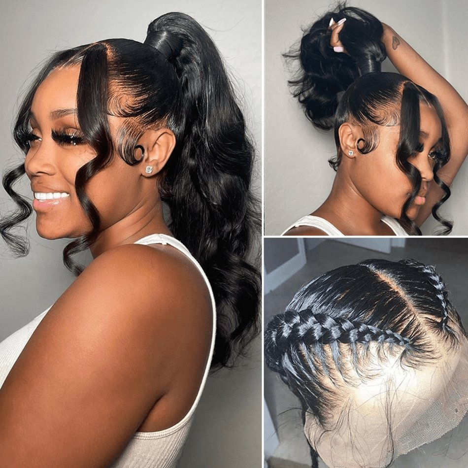 Ready To Ship Peruvian Cheap Hd Transparent Swiss Full Straight 360 Lace Frontal Human Hair Wigs With Baby Hair For Black Women