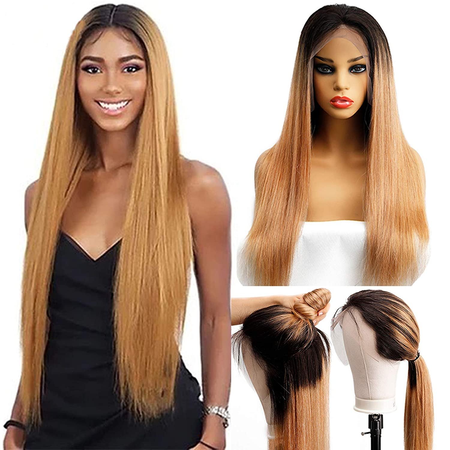Cheap Top Grade Natural Color Brazilian Lace Front Human Hair Wigs Pre Plucked 13x4 /4x4 Lace 613 Color Glueless Wig For Women