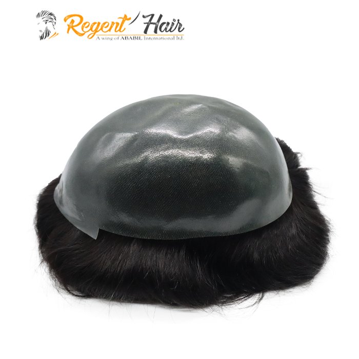 High Quality All Skin 100% Indian Virgin Human Natural wave 6" Hair Wig Toupee For Men Density 120% 130%