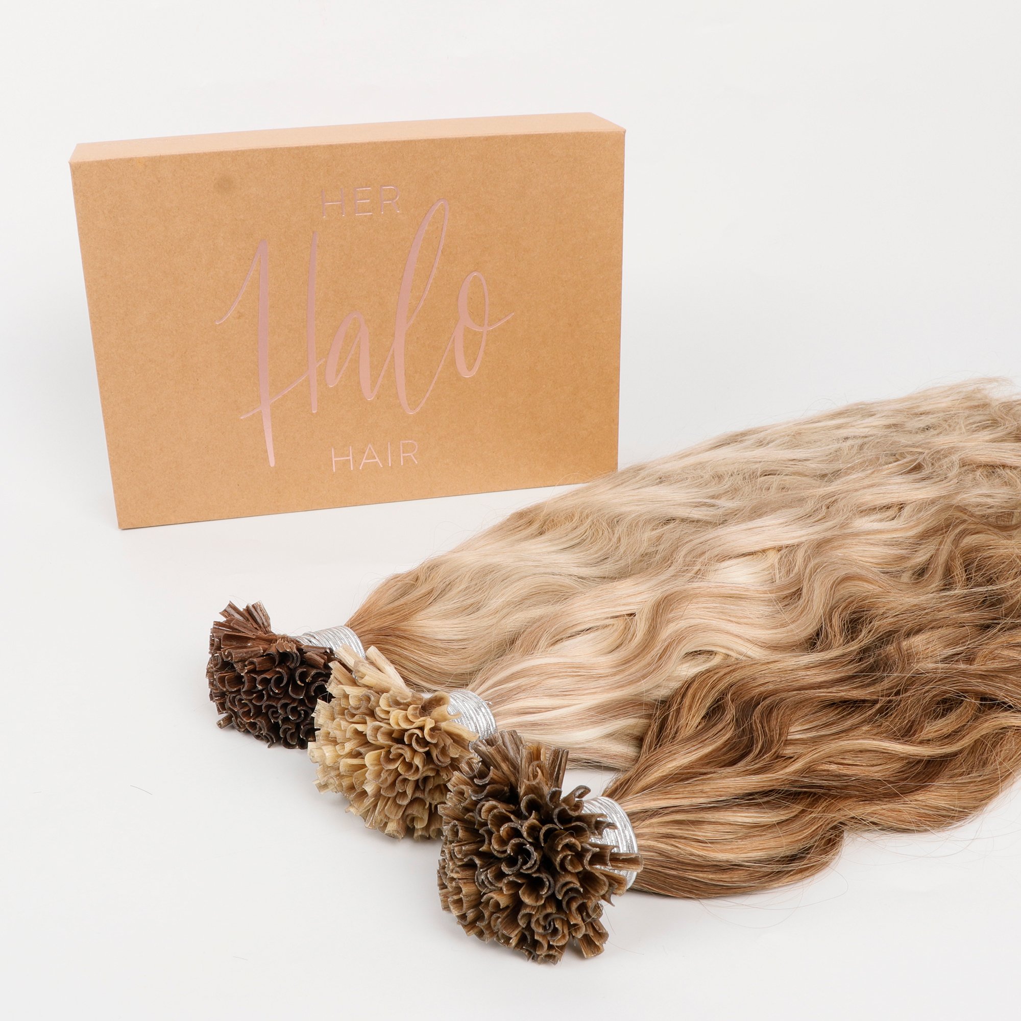Wholesale 100% Virgin Human Hair Extensions Double Drawn Brazilian Wave U Tip Human Hair Extensions