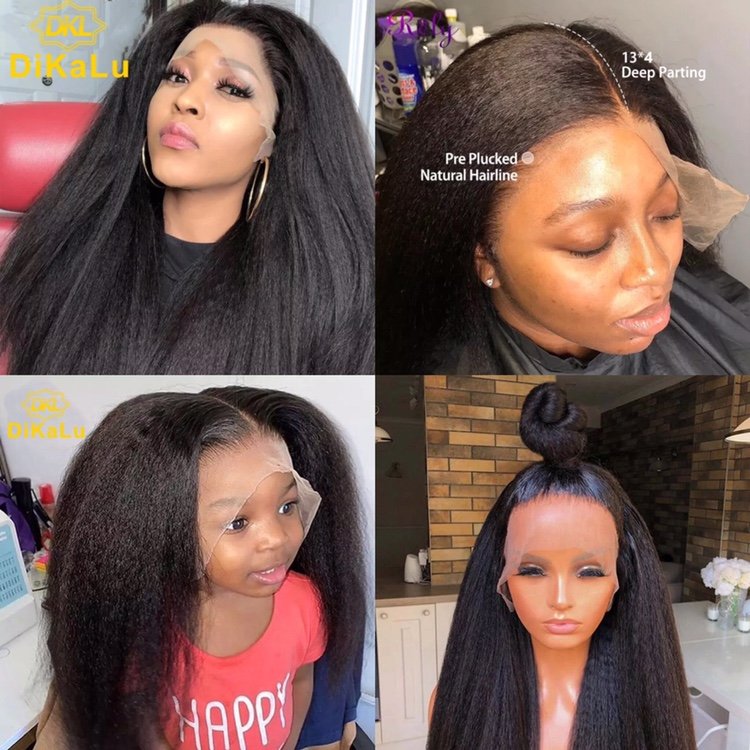 180% Density kinky straight wig,28 30 Inch Water Wave 13x4 Lace Front Wig,Deep Curly Glueless Virgin Brazilian Human Hair Wigs