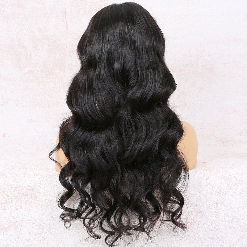 Wavy hd lace wig deep bleached knots transparent hd lace brazilian human hair wigs for black women