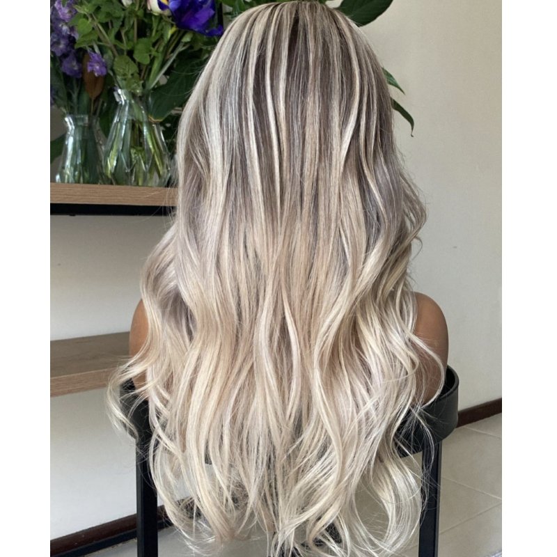 best quality luxury Jewish Wigs russian Human Hair Swiss HD Pre Plucked 13*6 silk top lace front wig For Caucasion Women