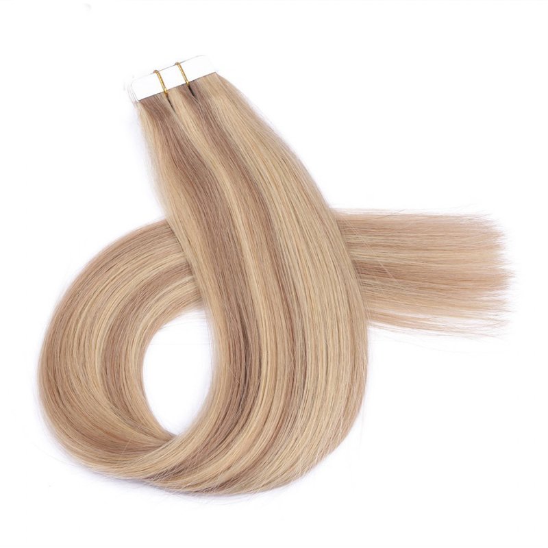 hair wig brown double sided tape machine to inject hair in tape in hair extensions curly