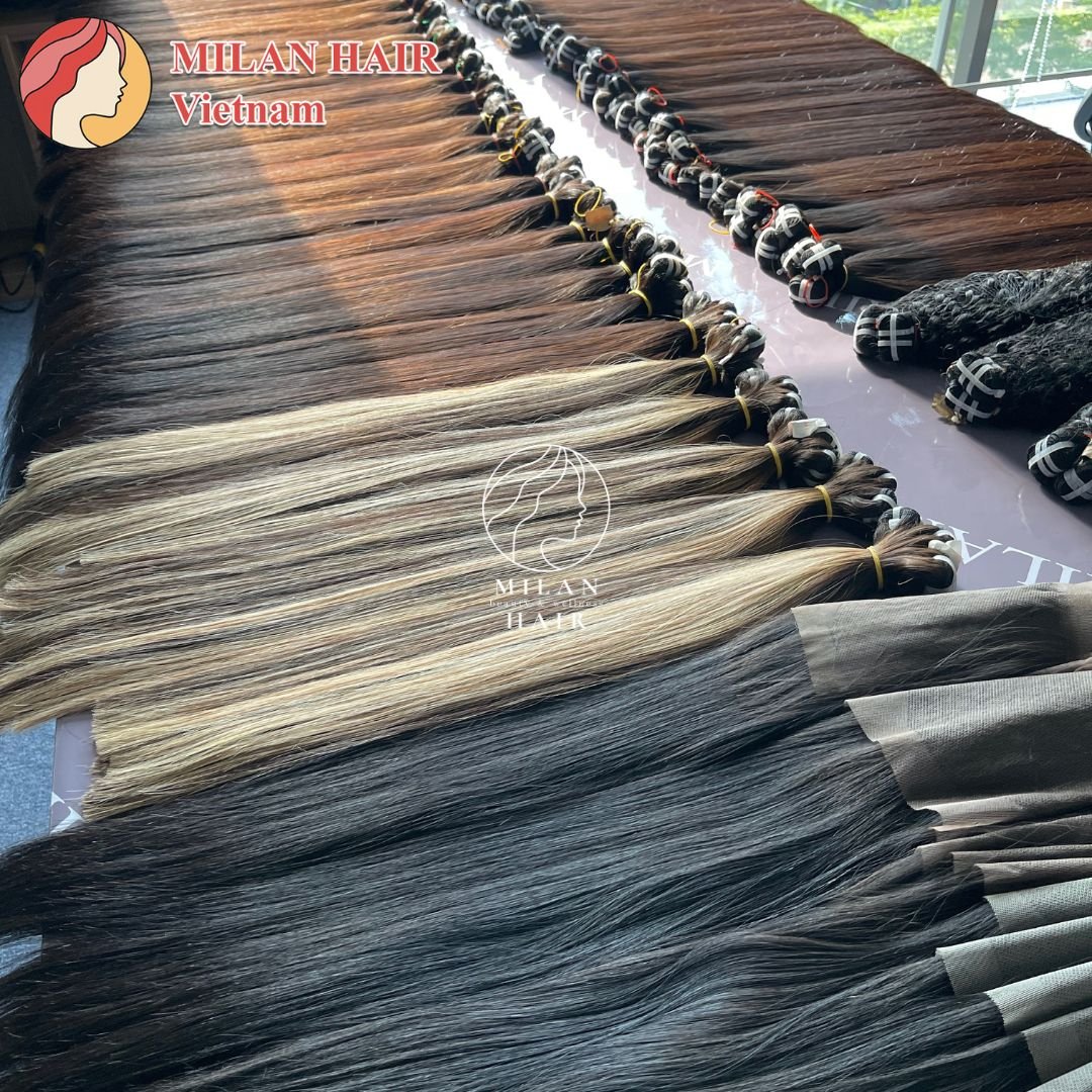 Hot Selling Natural Color Super Double Drawn Bone Straight Weft Hair Best Quality Made In Vietnam Hair Extensions