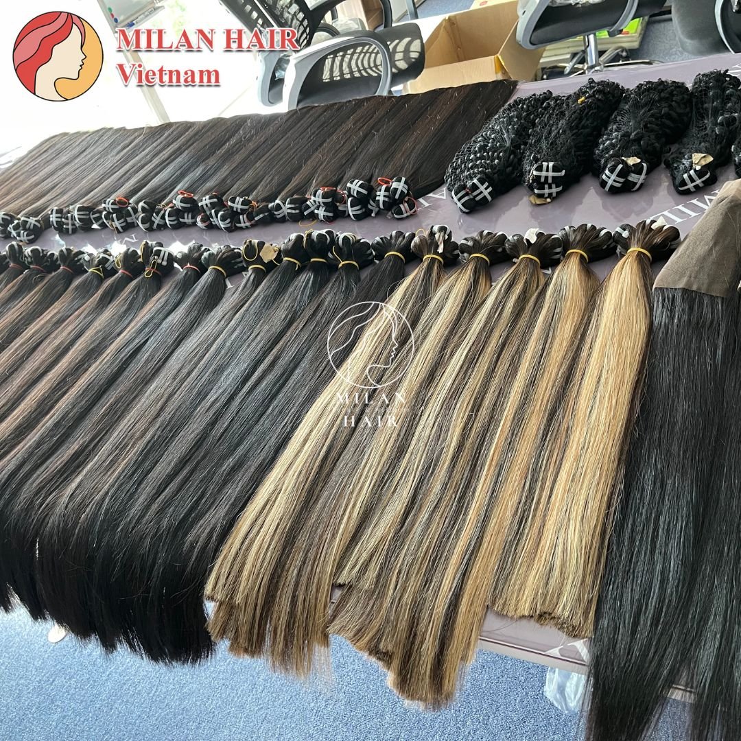 Hot Selling Natural Color Super Double Drawn Bone Straight Weft Hair Best Quality Made In Vietnam Hair Extensions