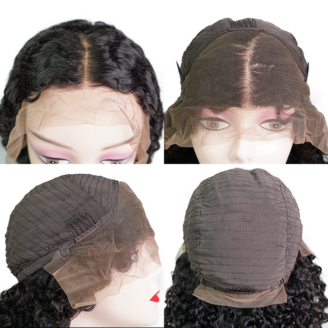 Wxj Fast Shipping 100% Natural Human Hair Wigs,8-16Inch Bob Wigs Human Hair Lace Front Wig,Remy Hair Wigs For Black Women