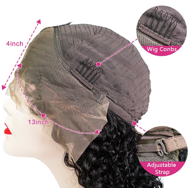 Wxj Fast Shipping 100% Natural Human Hair Wigs,8-16Inch Bob Wigs Human Hair Lace Front Wig,Remy Hair Wigs For Black Women