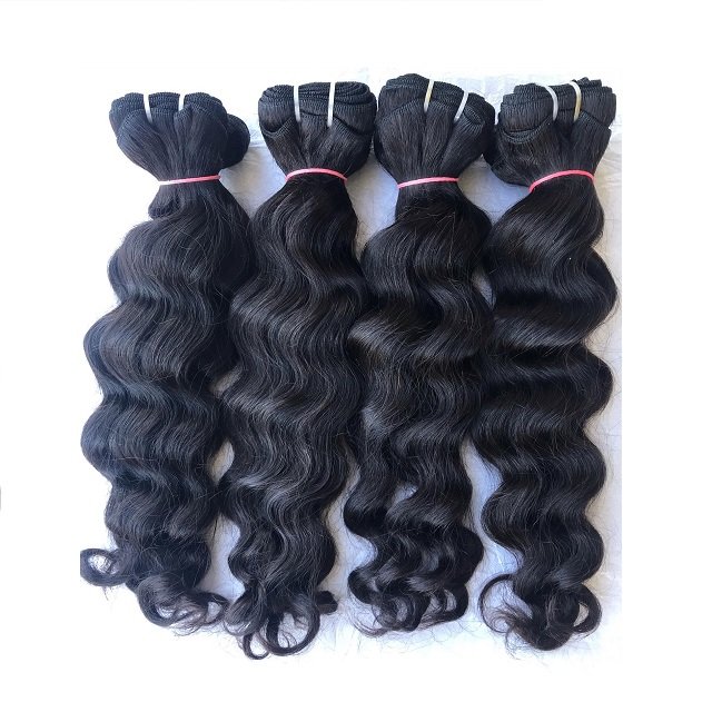 Mongolian Top Grade Remy Virgin Brazilian Human Natural Black Loose Deep Wave Cuticle Aligned Wholesale Hairs Extensions Bundles