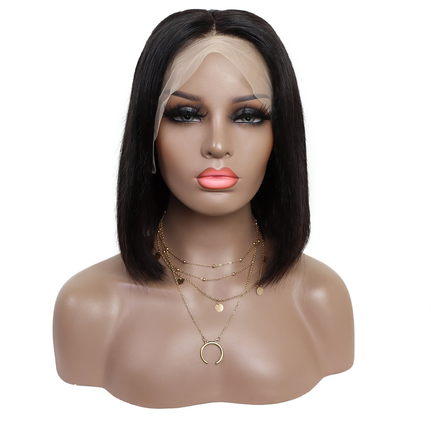 13X4 Straight Lace Front Bob Human Hair Wig 10-14 Inch Wholesale Frontal Straight Wig Bone Straight Lace Wigs