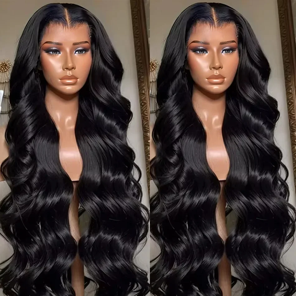 Wear And Go Deep Wave Curly 13x4 HD Glueless Wig Brazilian Curly Human Hair Wigs For Women Lace Front Human Hair Wig Pre Plucked