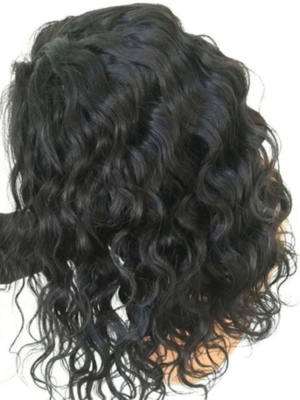 Wigs For Black Women Deep Wave ,10 Inches Human Hair Wigs Lace Front Short BOB Wig