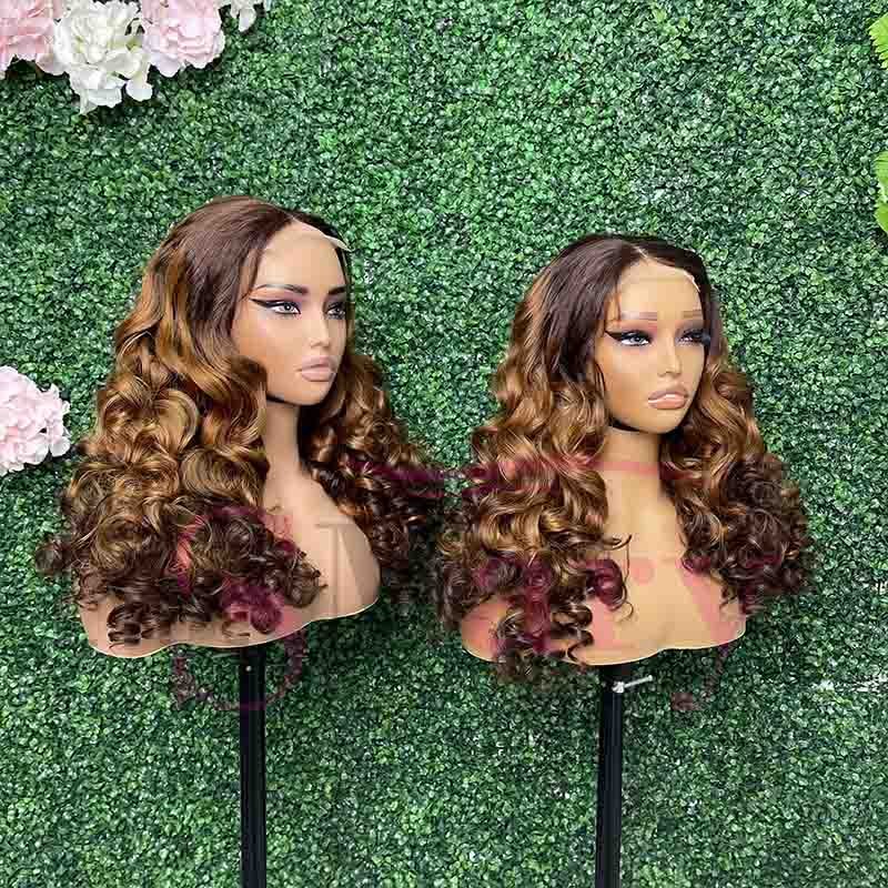 Hot 13x4 HD Full Lace Bouncy Spring Curly Wigs 12A Raw Vietnamese Hair 13x6 Glueless Brazilian Human Hair Wigs for Black Women