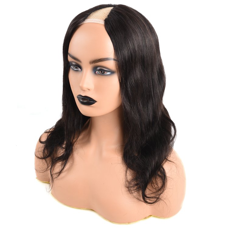 Body Wave 4X1 No Lace V Part Natural Human Hair Wig 12-30 Inch For Black Women 150% Brazilian V Part Wig Body Human Hair Wig
