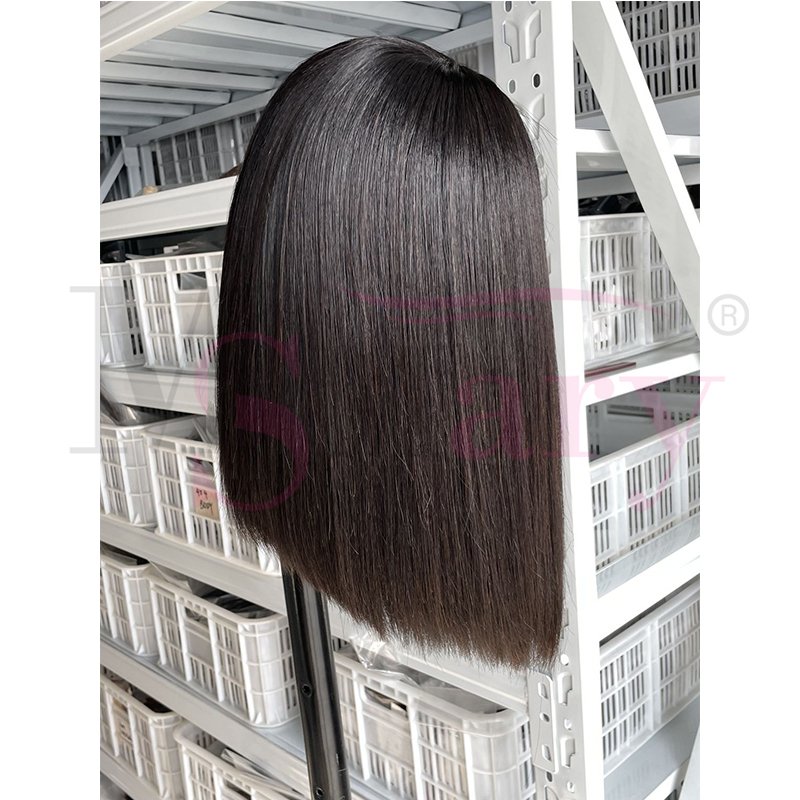SDD Human Hair Lace frontal wigs Kim K Closure 2*6 Lace Bob Wigs Virgin Human Hair Vendors Raw Indian Hair Wig For Black Women
