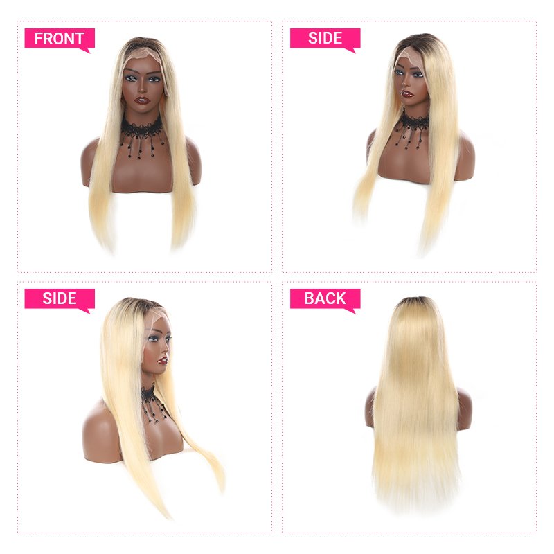 1B 613 Human Hair Wigs HD Lace Transparent Pre Plucked Swiss Lace Straight Wig Wholesale Human Hair Vendors
