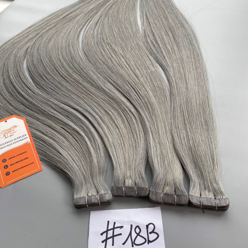 Best Selling 2024 Tape In Hair Extensions 100% Human Hair From Vietnamese Raw Hair Wholesale Vendor