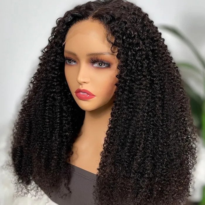 Kinky Afro Human Hair Wig Cuticle Aligned Lace Frontal Afro Kinky Wigs Afro Kinky Human Hair Wig Vendor Full Lace With Baby Hair