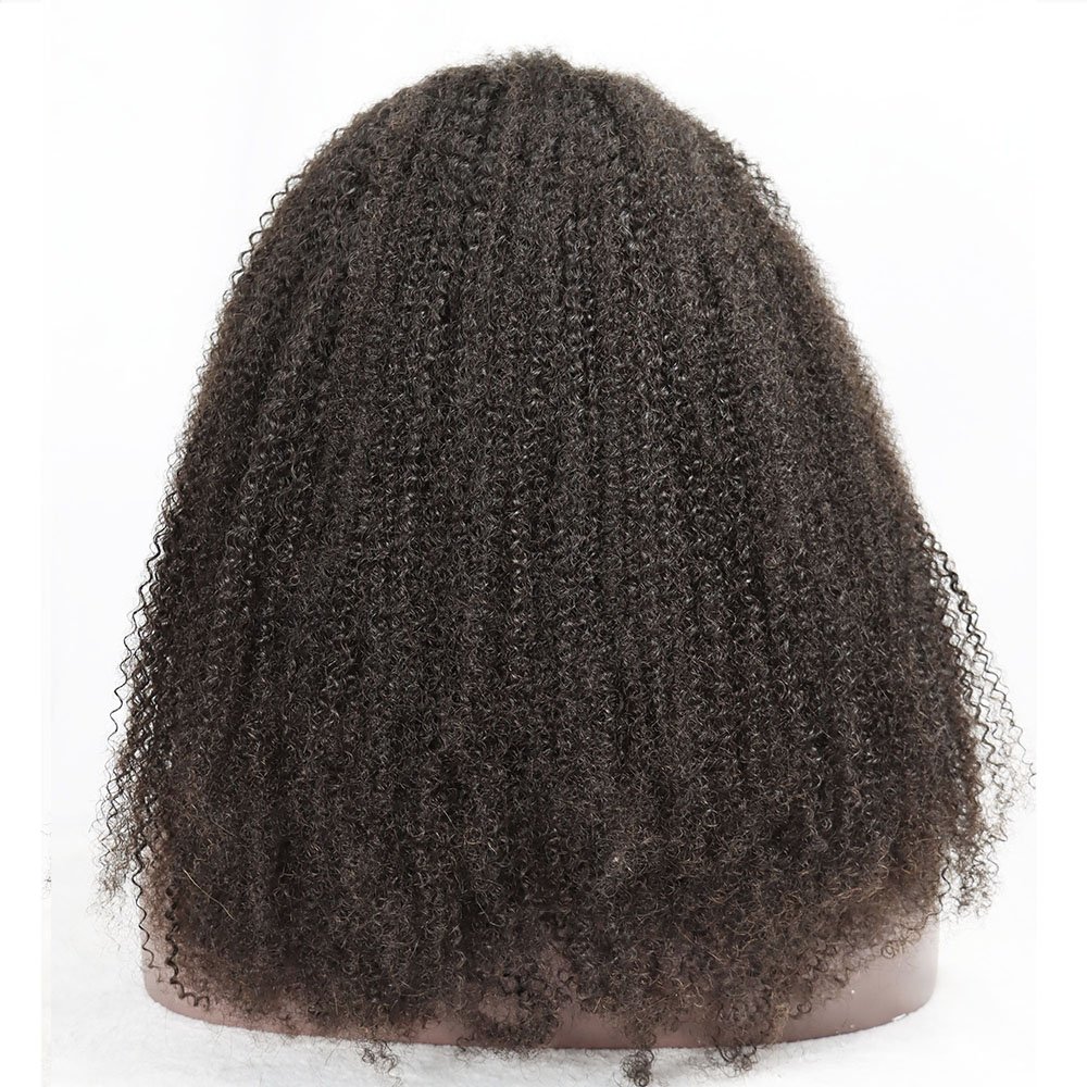 New V Part Wig Human Hair Curly,Raw brazilian mongolian Hair Glueless Thin Part Wig,U Part Wig 4c afro kinky clip ins