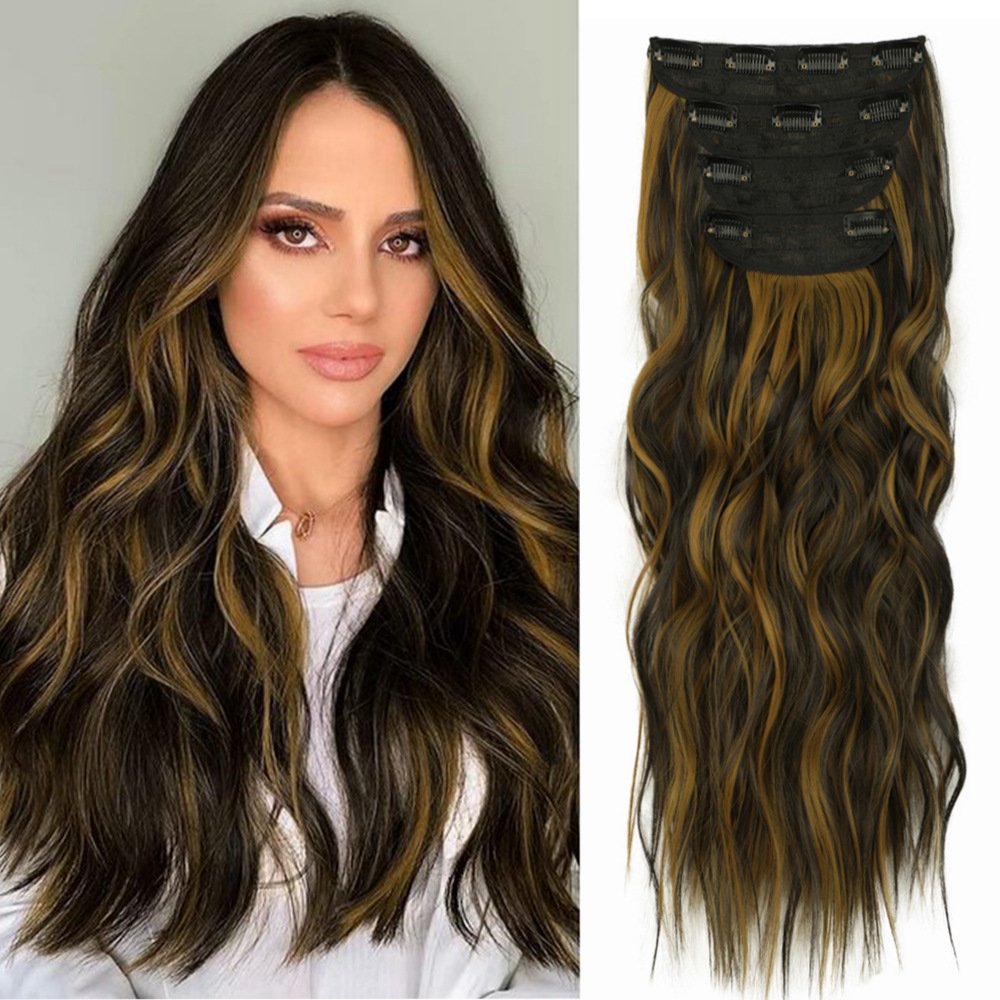 Bestseller human hair extensions invisible clip in hair extensions remy human hair set