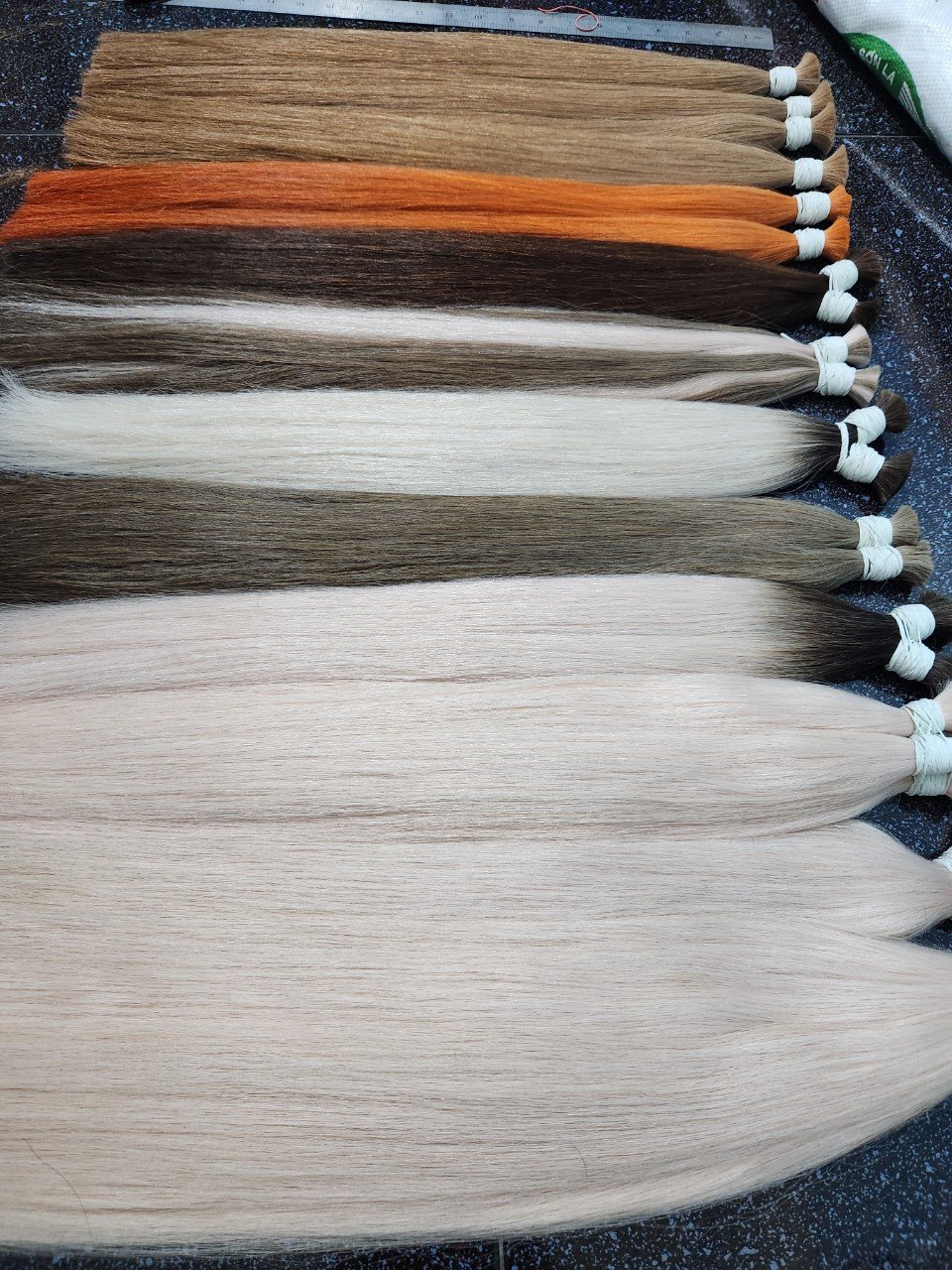 Factory Price 100% Remy Real Pony Tail Silky Straight Bulk Hair Extension High Quality Raw Vietnamese Human Hair