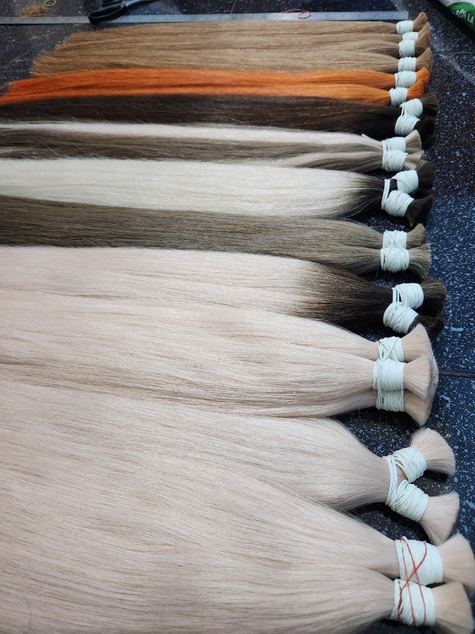 Factory Price 100% Remy Real Pony Tail Silky Straight Bulk Hair Extension High Quality Raw Vietnamese Human Hair