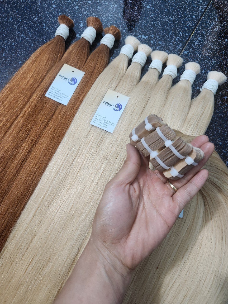 Factory Price 100% Remy Real Pony Tail Silky Straight Bulk Hair Extension High Quality Raw Vietnamese Human Hair