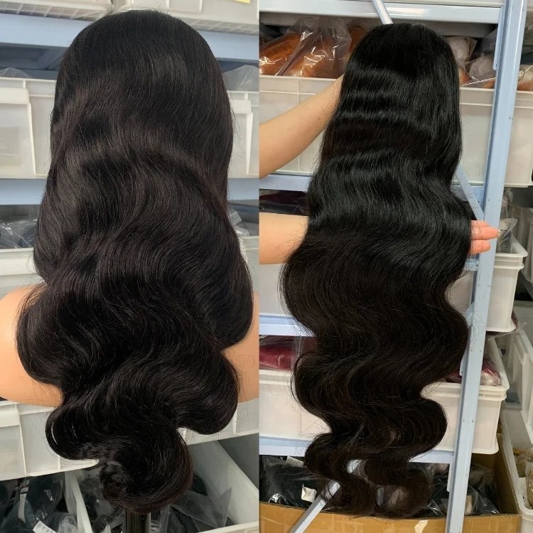 Body Wave Straight Wholesale 13x4 Lace Front Wigs Human Hair wigs weaves cheveux naturel pre plucked Hairs for black women
