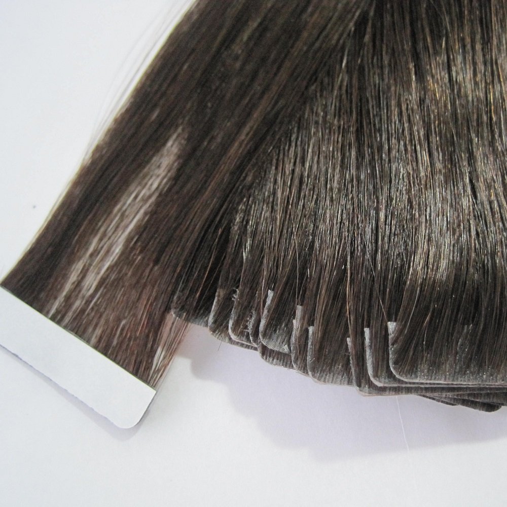 Top Quality Virgin Cuticle Aligned Double Drawn Invisible Injected Skin PU Weft Tape Human Hair Extensions