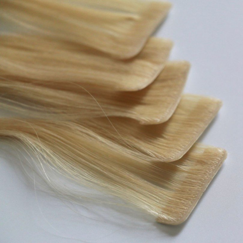 Top Quality Virgin Cuticle Aligned Double Drawn Invisible Injected Skin PU Weft Tape Human Hair Extensions