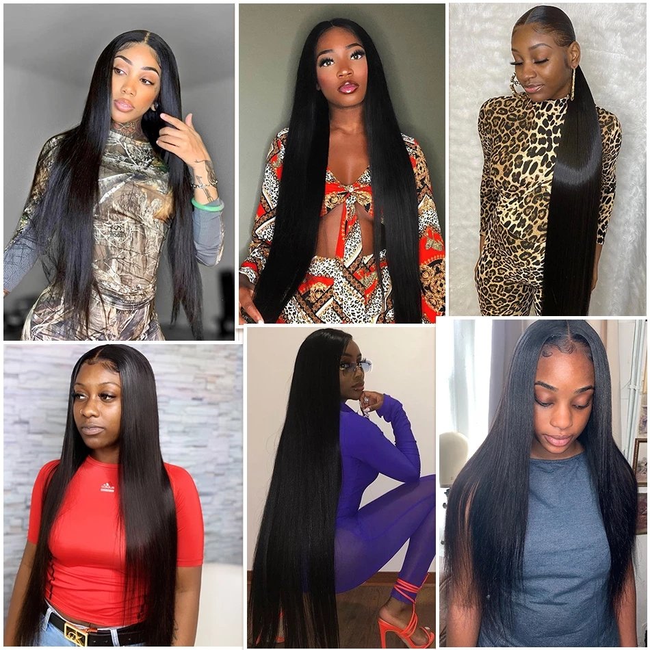 ZSF Hair Wholesale Price Long Straight HD 360 Transparent Lace Frontal Wigs Natural Color Raw Virgin Brazilian Human Hair Wig