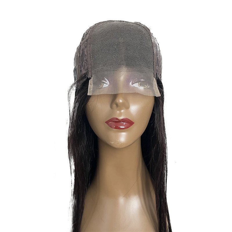 STOCK 4x4 Straight wholesale cheap 30 40 inch Virgin Raw Brazilian vendor 180 250 Density HD Lace Human Hair Wig with baby hair