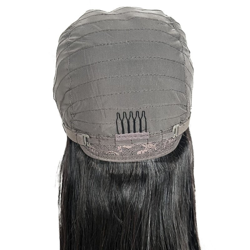 STOCK 4x4 Straight wholesale cheap 30 40 inch Virgin Raw Brazilian vendor 180 250 Density HD Lace Human Hair Wig with baby hair