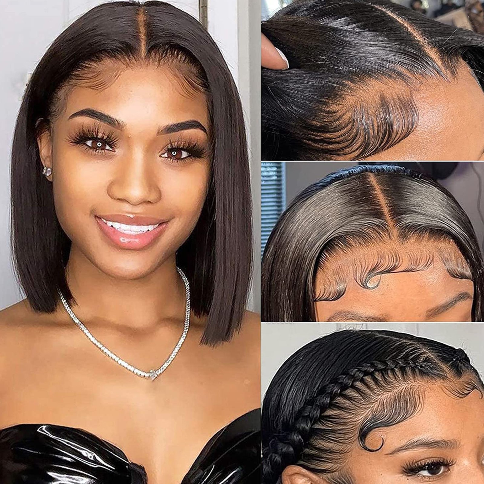 Wholesale Short Bob Wigs For Black Women Raw Indian Virgin Hair HD Lace Frontal Wig Vendor Human Hair Hd Lace Front Wigs