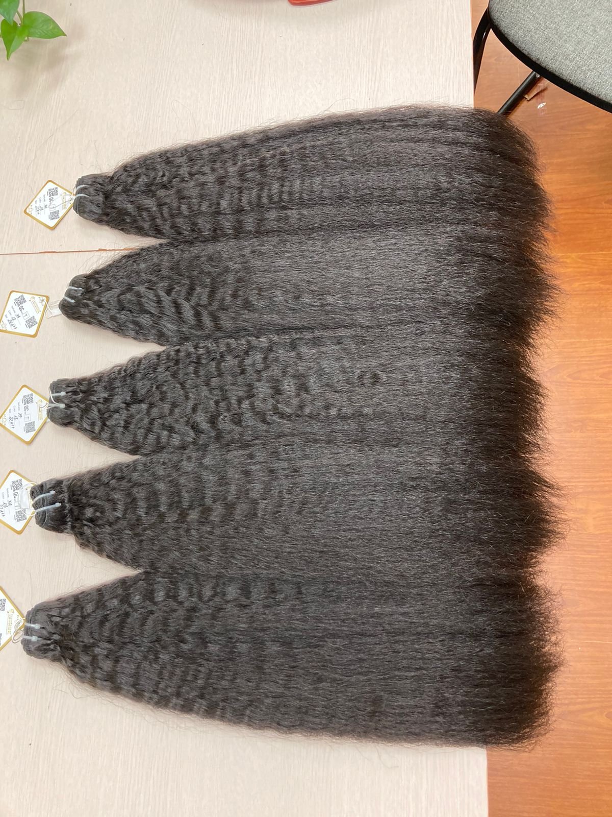 Human Hair Wigs High Quality Remy Virgin Hair Weft Cuticle Aligned Double Drawn Kinky Straight