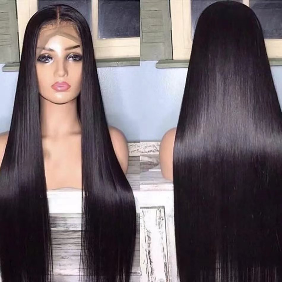 Perruque Cuticle Aligned 13X4 13X6 Real Bone Straight Kinky Curly Colored Natural Hd Transparent Lace Front Human Hair Wig