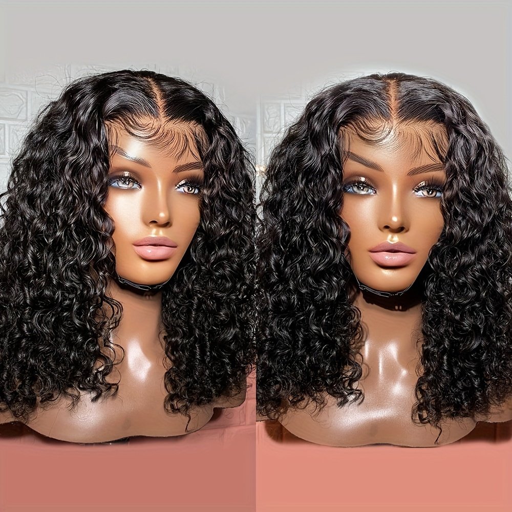 Kinky Curly Human Hair Cheap Curly Short Bob Wigs 100% Vietnamese Virgin Human Hair