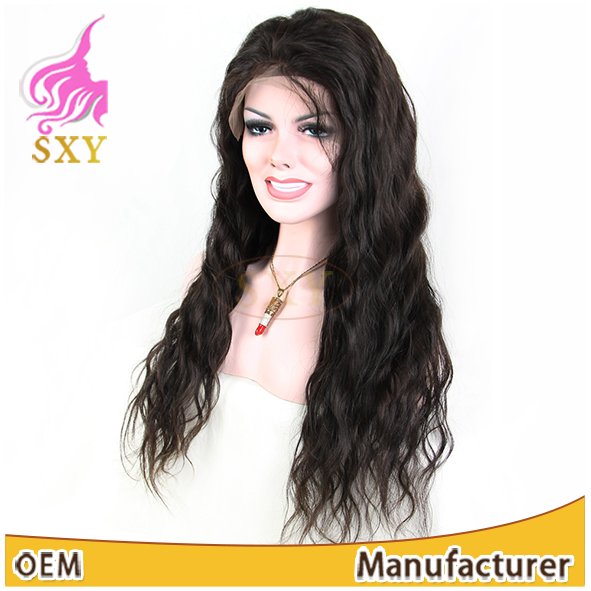 Swiss lace Virgin Brazilian Hair HD Full Lace Wig front lace wig Body Wave 100% Virgin Human Hair Wigs