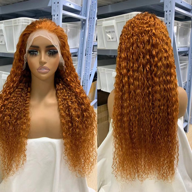250 Density Burmese Deep Wave 13x4 Lace Frontal Natural Human Hair Wig Raw Vietnamese Kinky Curly Glueless Wigs 100% Human Hair