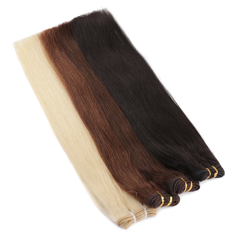 Vietnam 2023 New Product Factory Price Russian Human Hair Single Weft Genius Weft Human Hair Extensions