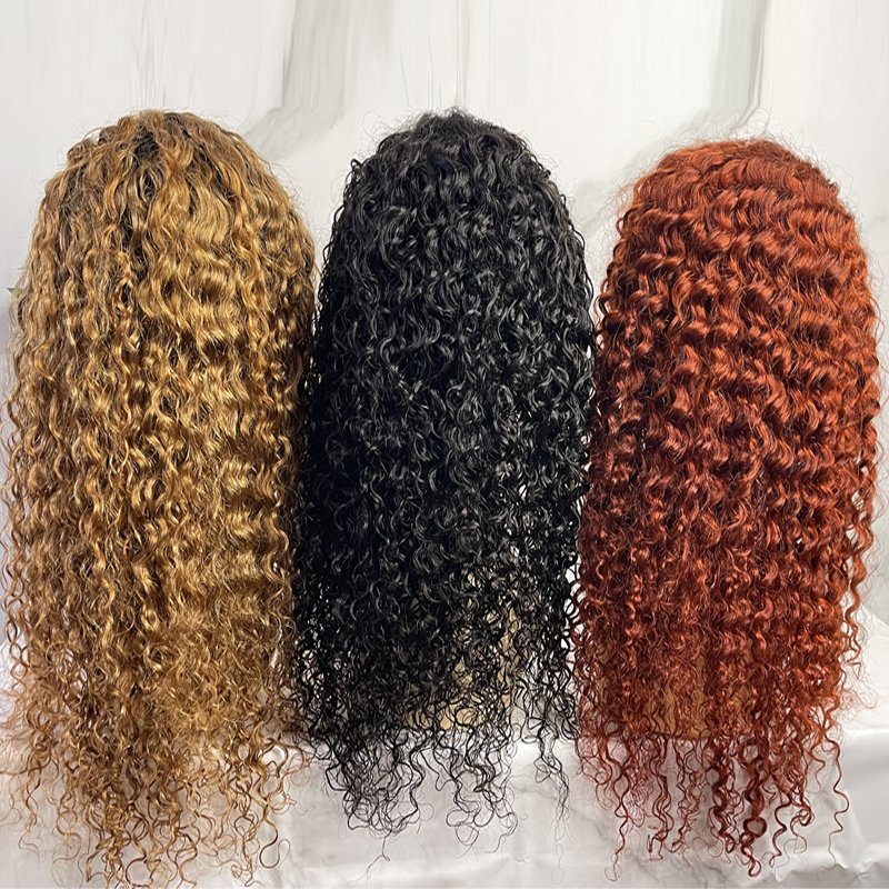 China wig factory wholesale virgin full lace frontal wigs HD transparent lace unprocessed 100% human hair wigs