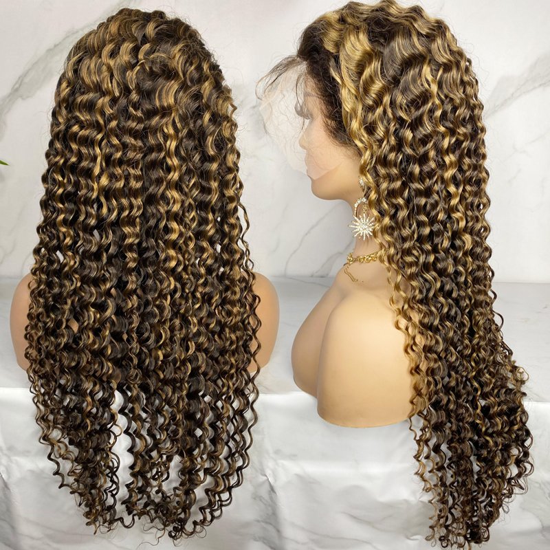 China wig factory wholesale virgin full lace frontal wigs HD transparent lace unprocessed 100% human hair wigs