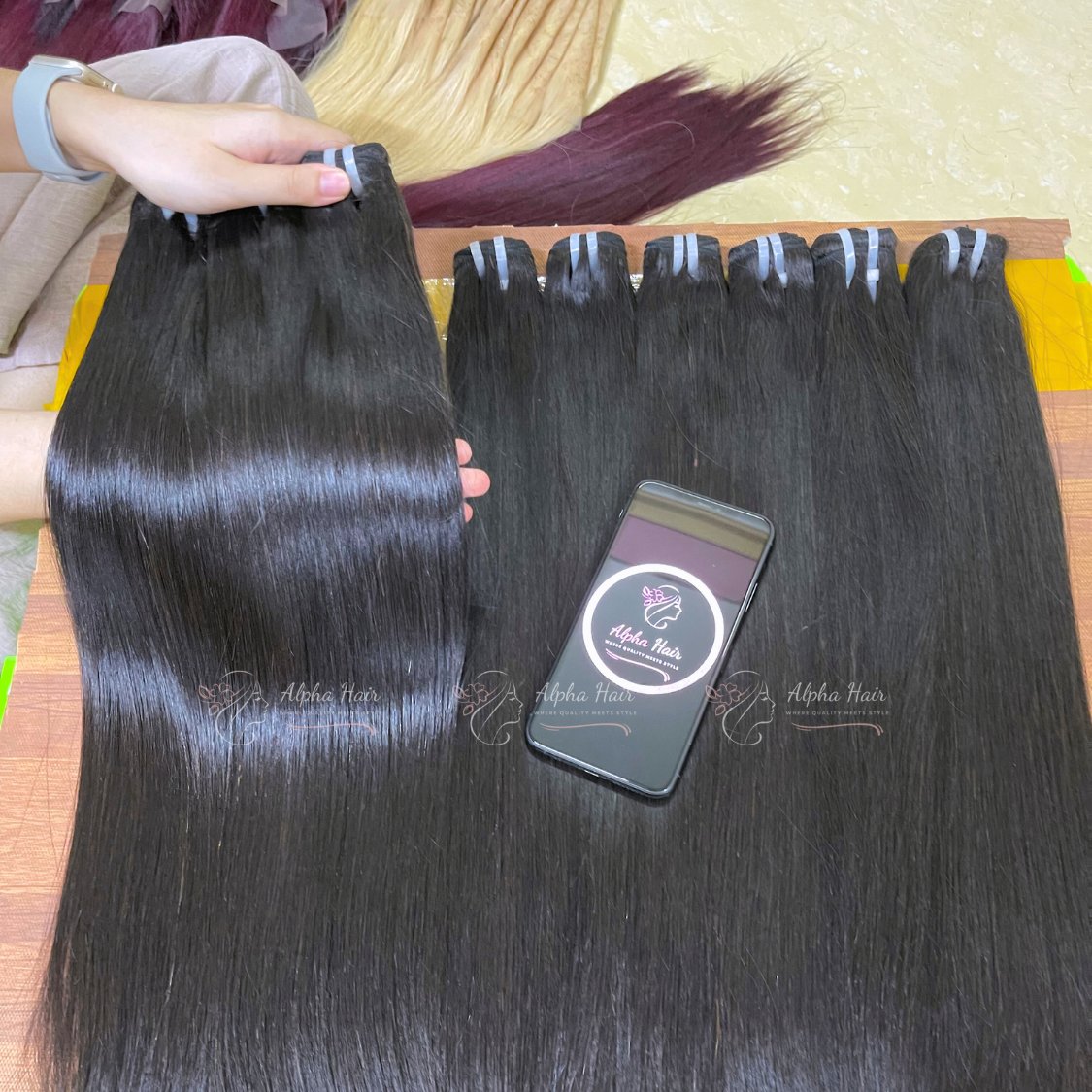 Best Vietnam Hair Extensions Ever Super Shiny Mirror Bone Straight Weaves And Wigs Glueless Full HD Lace Wigs Human Hair Wigs