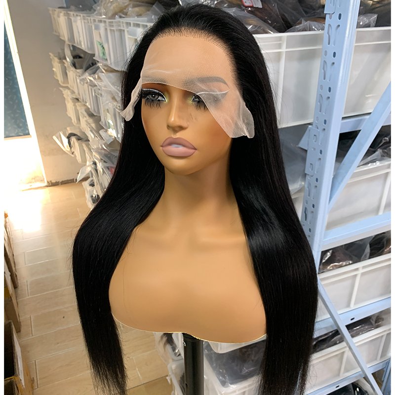 9x6 Glueless Wigs Human Hair Pre Cut Wear and Go Cuticle Aligned Virgin Natural HD Lace Front Human Hair Wigs for Black Women