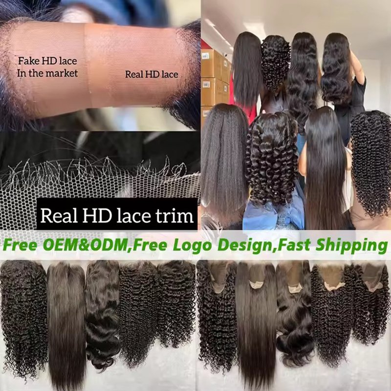 9x6 Glueless Wigs Human Hair Pre Cut Wear and Go Cuticle Aligned Virgin Natural HD Lace Front Human Hair Wigs for Black Women