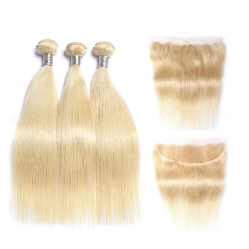 Custom Grade 12A Natural Ombre Human Hair Wig, Cambodian Virgin Hair Vendor Wig Swiss Lace One Donor 613 Lace Front Wig