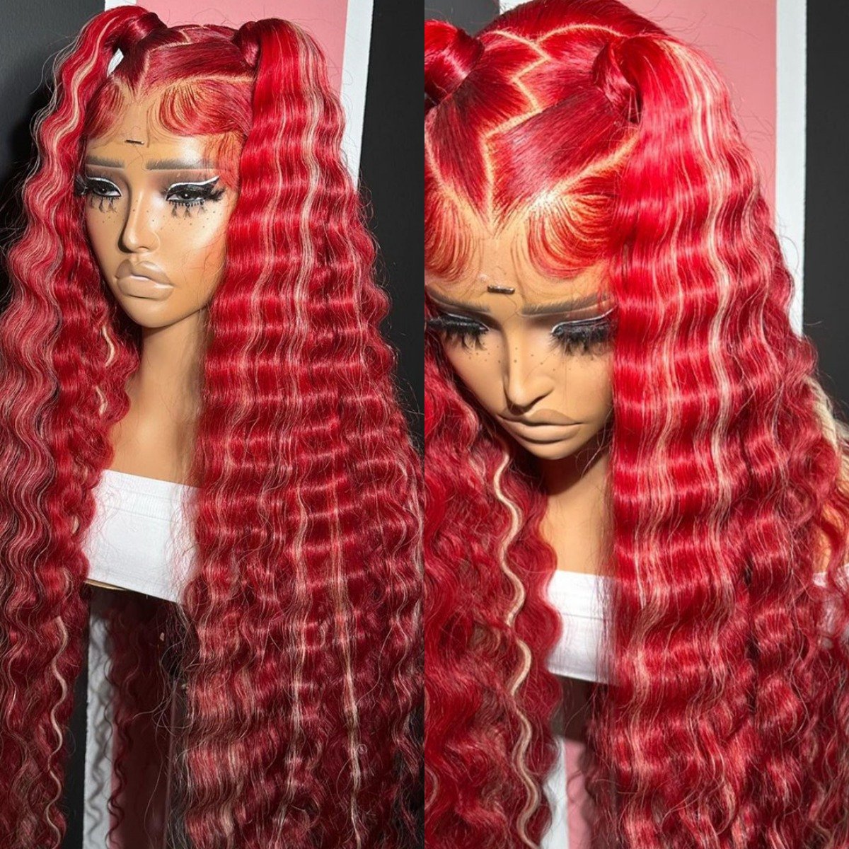 DKL 13x4 HD Full Lace Frontal Wig Human Hair 13x4 Transparent Lace Frontal Wig Colored Human Hair Wigs For Black Women