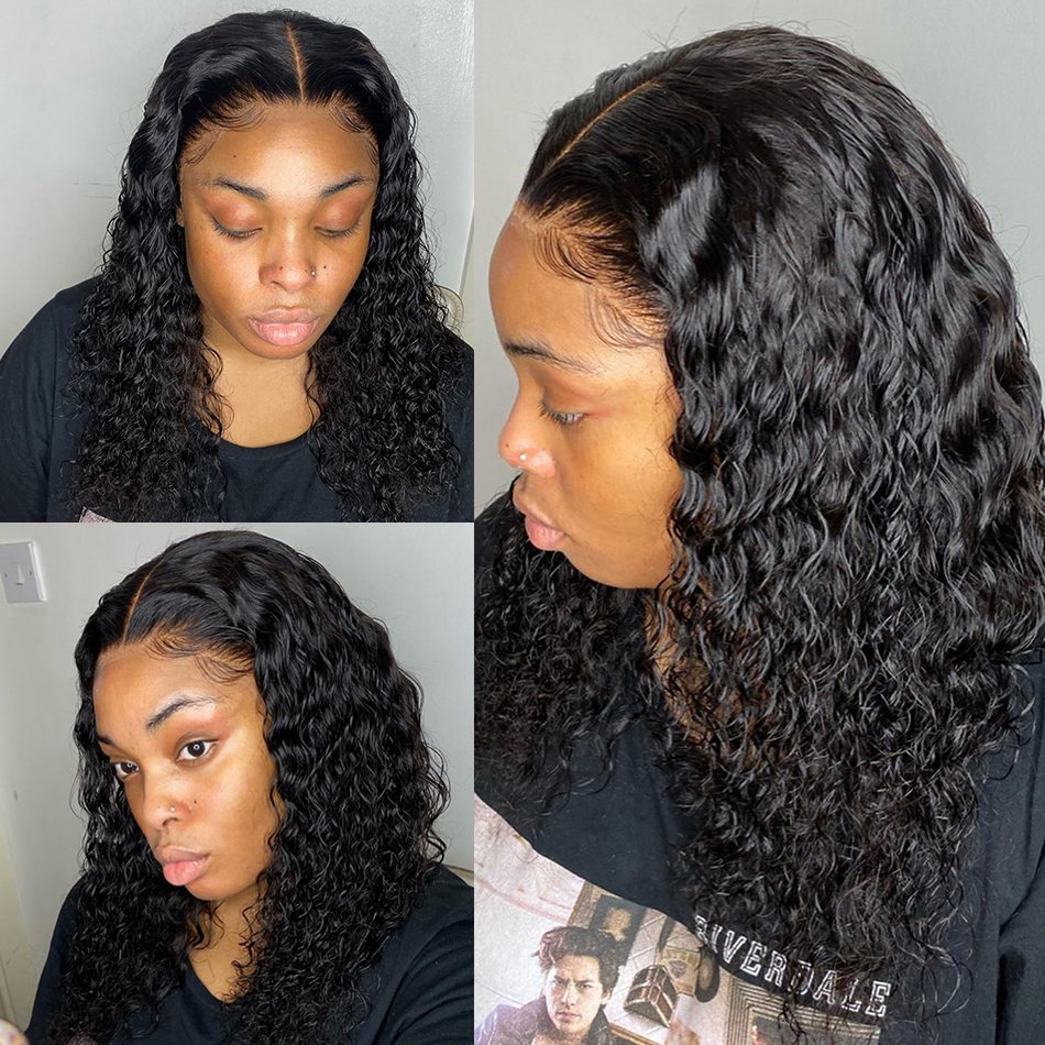 Wholesale Afro Kinky Curly Brazilian Virgin Hair Short Bob Wigs Human Hair Lace Front Full Lace Human Hair Wigs For Black Women
